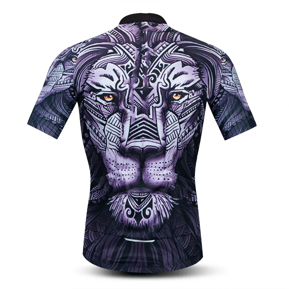 Pánsky cyklistický dres na leto - priedušný, rýchloschnúci cyklistický top s vreckami na cestnú aj horskú cyklistiku