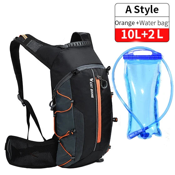 WEST BIKING Cycling Hydration Backpack – 10L/16L Waterproof Sports Bag for Hiking, Running, Cycling