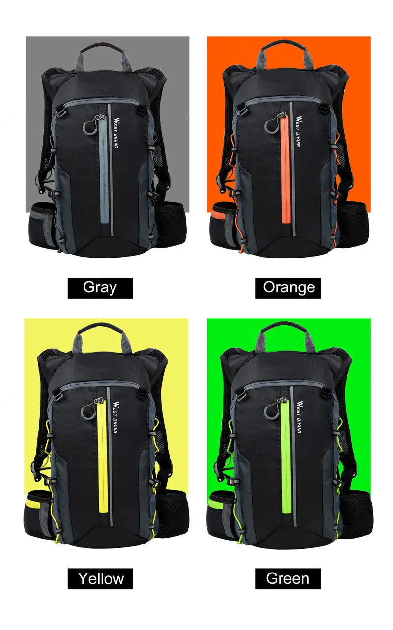 WEST BIKING Cycling Hydration Backpack – 10L/16L Waterproof Sports Bag for Hiking, Running, Cycling