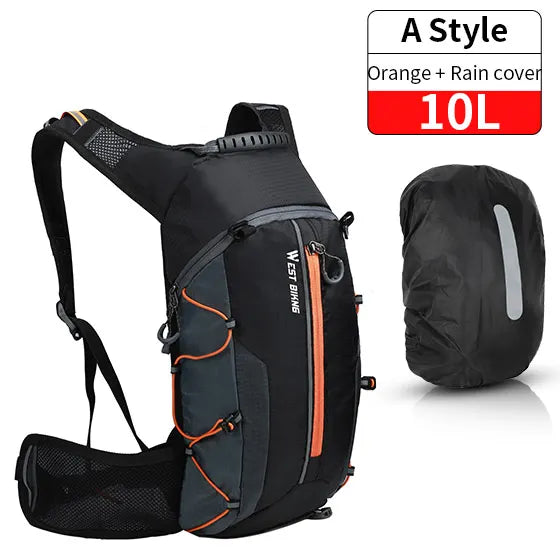 WEST BIKING Cycling Hydration Backpack – 10L/16L Waterproof Sports Bag for Hiking, Running, Cycling