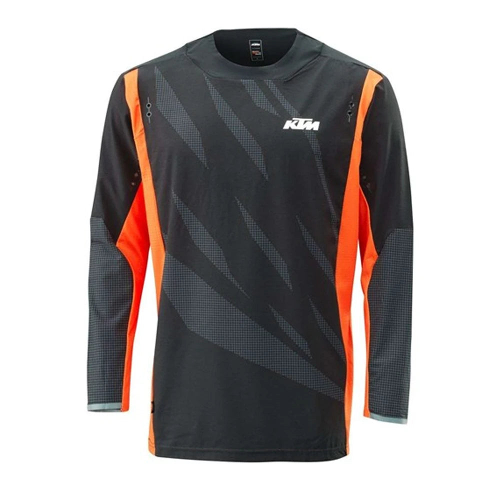 KTM - Cyklistický dres s dlhým rukávom Enduro MTB - priedušný, rýchloschnúci top na zjazd a motokros