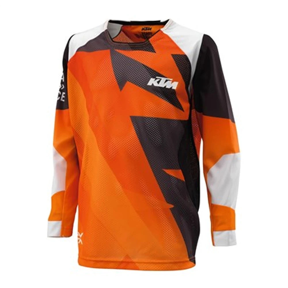 KTM - Cyklistický dres s dlhým rukávom Enduro MTB - priedušný, rýchloschnúci top na zjazd a motokros