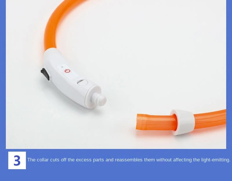USB Tölthető Világító Kutyanyakörv