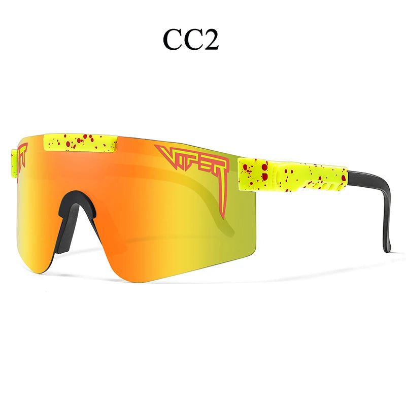 PIT VIPER UV400 sunglasses - men's and women's sports goggles for outdoor use, baseball, softball, MTB, active lifestyle