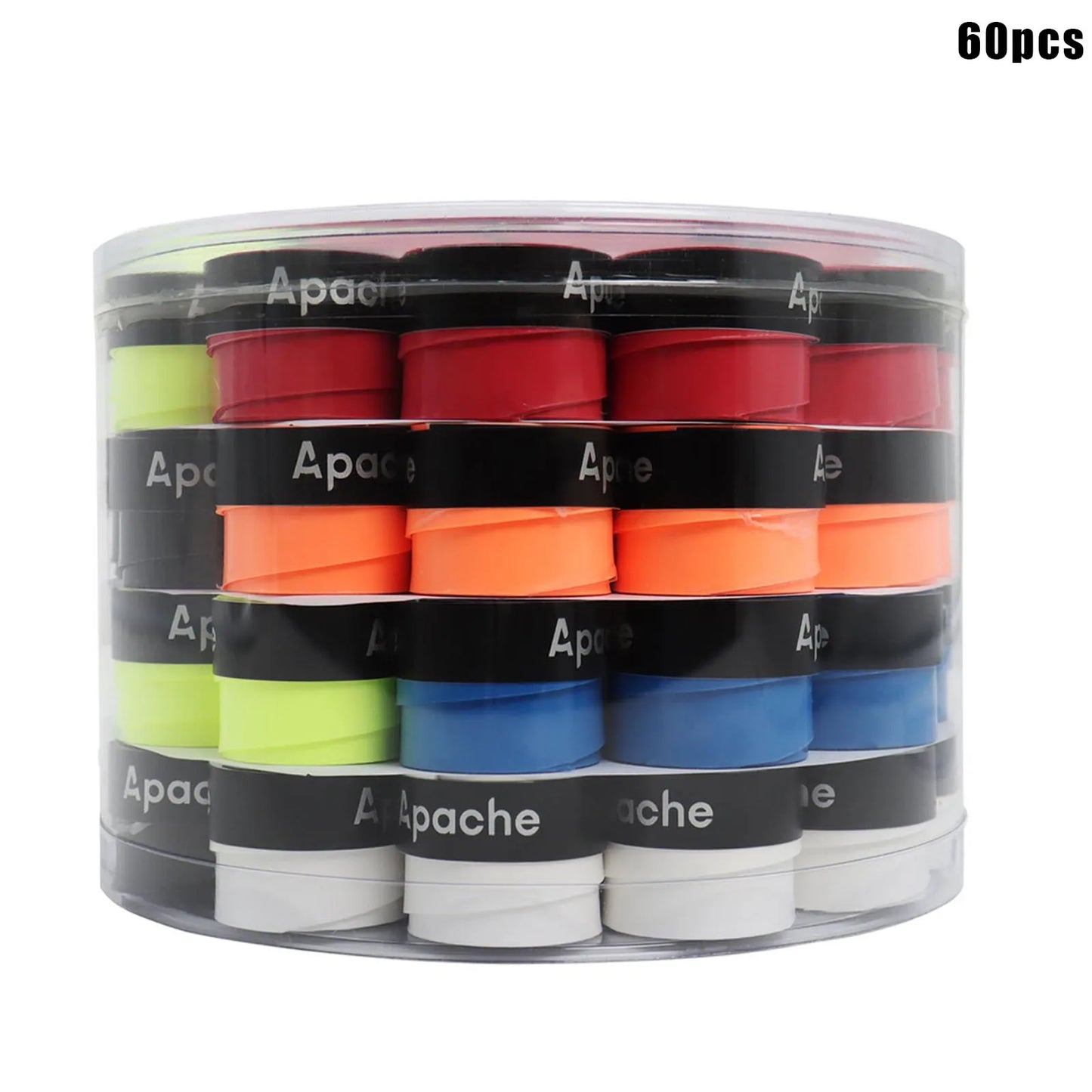 Durable racket grip tape - 6/30/60 piece pack, non-slip, wear-resistant cover for tennis, padel, beach tennis, badminton