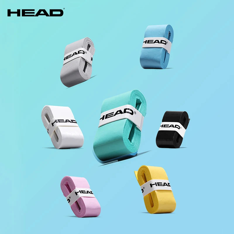 HEAD adhesive grip tape – non-slip PU overgrip for tennis rackets, fishing rods, training equipment (pack of 1/12/24/36 pieces)