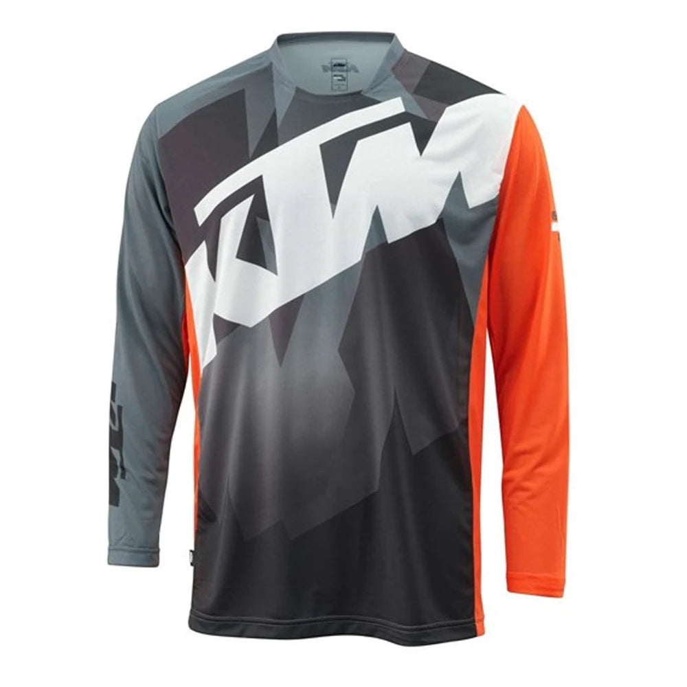 KTM - Cyklistický dres s dlhým rukávom Enduro MTB - priedušný, rýchloschnúci top na zjazd a motokros