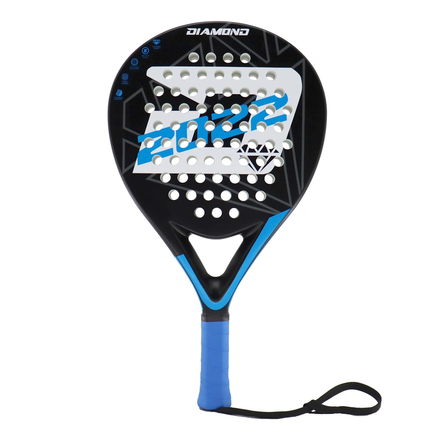 INSUM Padel Ütő – 2022-es Széria, Karbonszálas, Soft EVA, Gyémánt Alak, Haladó Játékosoknak
