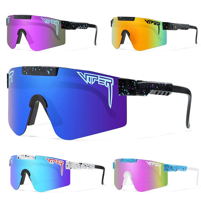 PIT VIPER UV400 sunglasses - men's and women's sports goggles for outdoor use, baseball, softball, MTB, active lifestyle