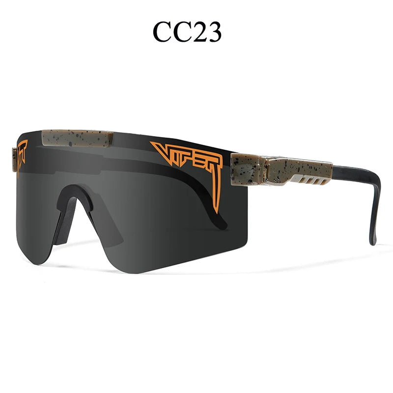 PIT VIPER UV400 sunglasses - men's and women's sports goggles for outdoor use, baseball, softball, MTB, active lifestyle