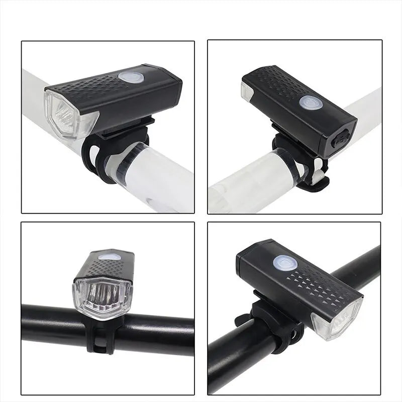 USB svetlo na MTB bicykel – nabíjateľné, vodeodolné LED