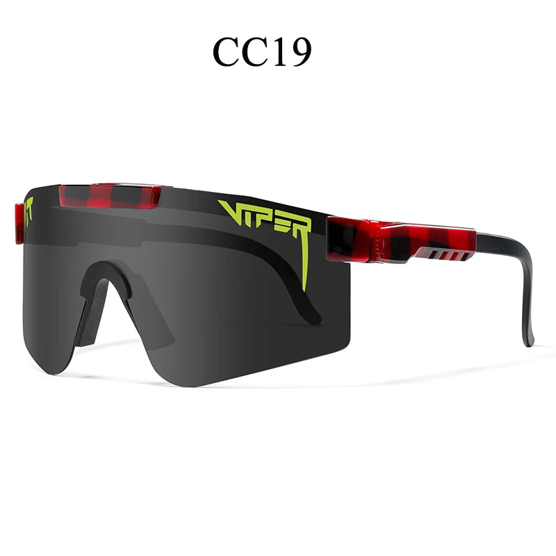PIT VIPER UV400 sunglasses - men's and women's sports goggles for outdoor use, baseball, softball, MTB, active lifestyle