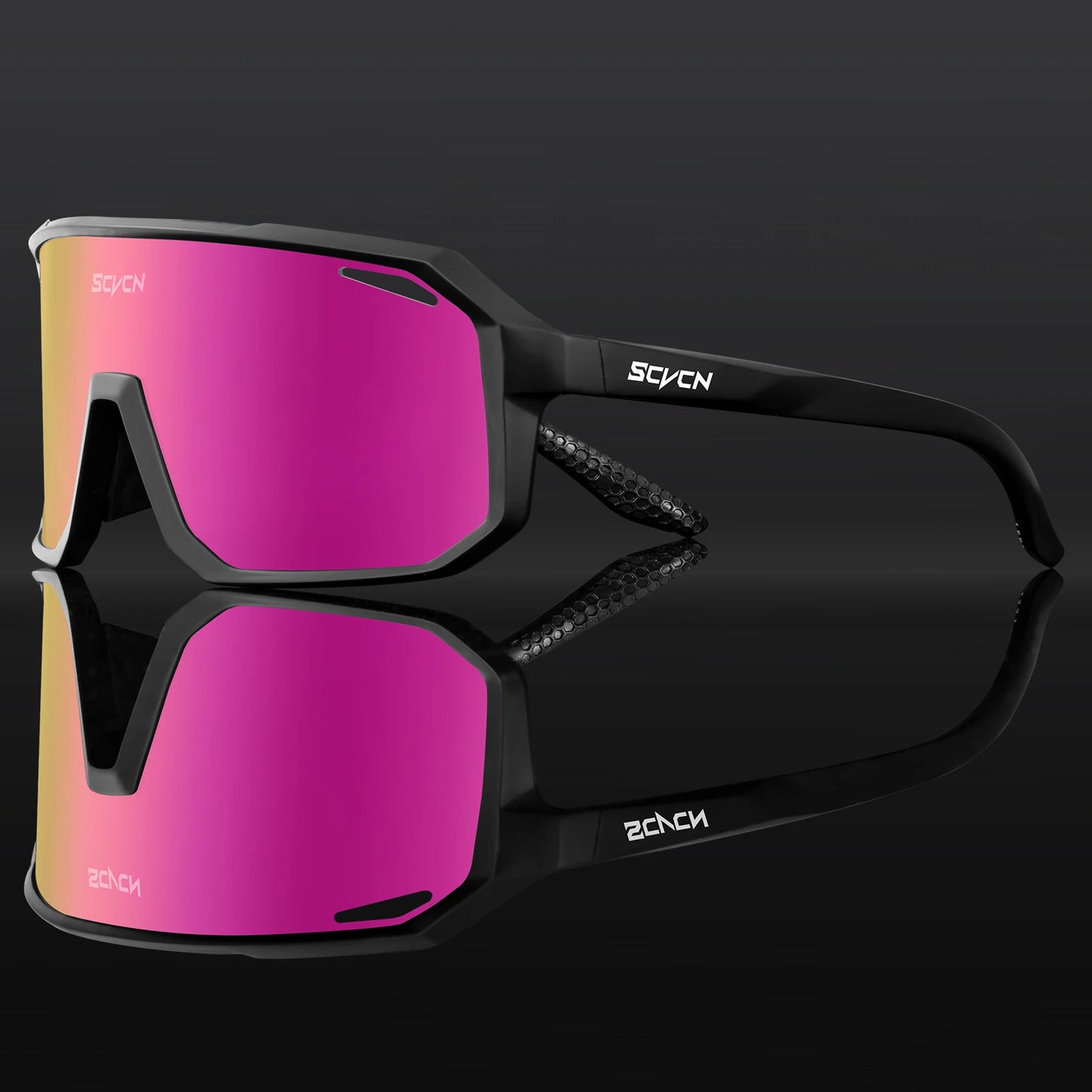SCVCN kerékpáros napszemüveg – UV400+fényre sötétedő lencsével, TR90 vázzal, uniszex sportos szemüveg MTB-hez, túrázáshoz, országúti biciklizéshez