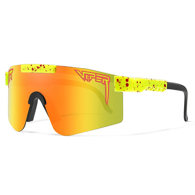 PIT VIPER UV400 sunglasses - men's and women's sports goggles for outdoor use, baseball, softball, MTB, active lifestyle