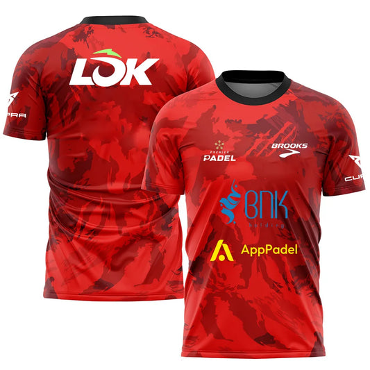 2024-es padel/tenisz póló – női/férfi, gyorsan száradó, légáteresztő sportpóló versenyre és edzésre, rövid ujjú, nyári viselet