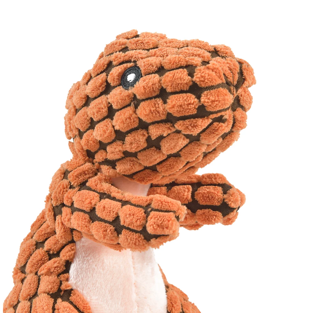 plush dinosaur toy for dogs - interactive chew toy for small dogs