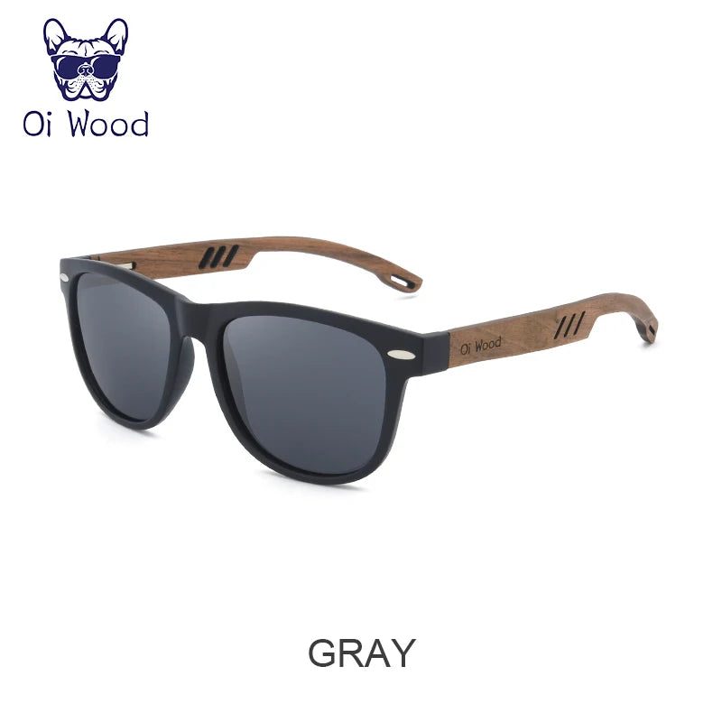 Oi Wood Polarizált Diófa Napszemüveg UV400