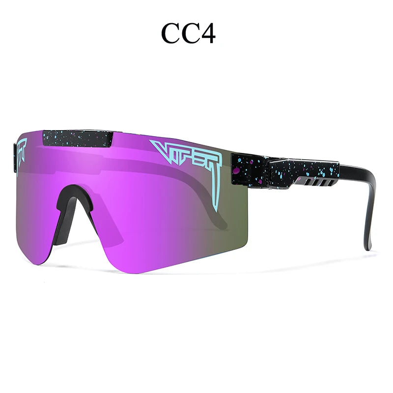PIT VIPER UV400 sunglasses - men's and women's sports goggles for outdoor use, baseball, softball, MTB, active lifestyle