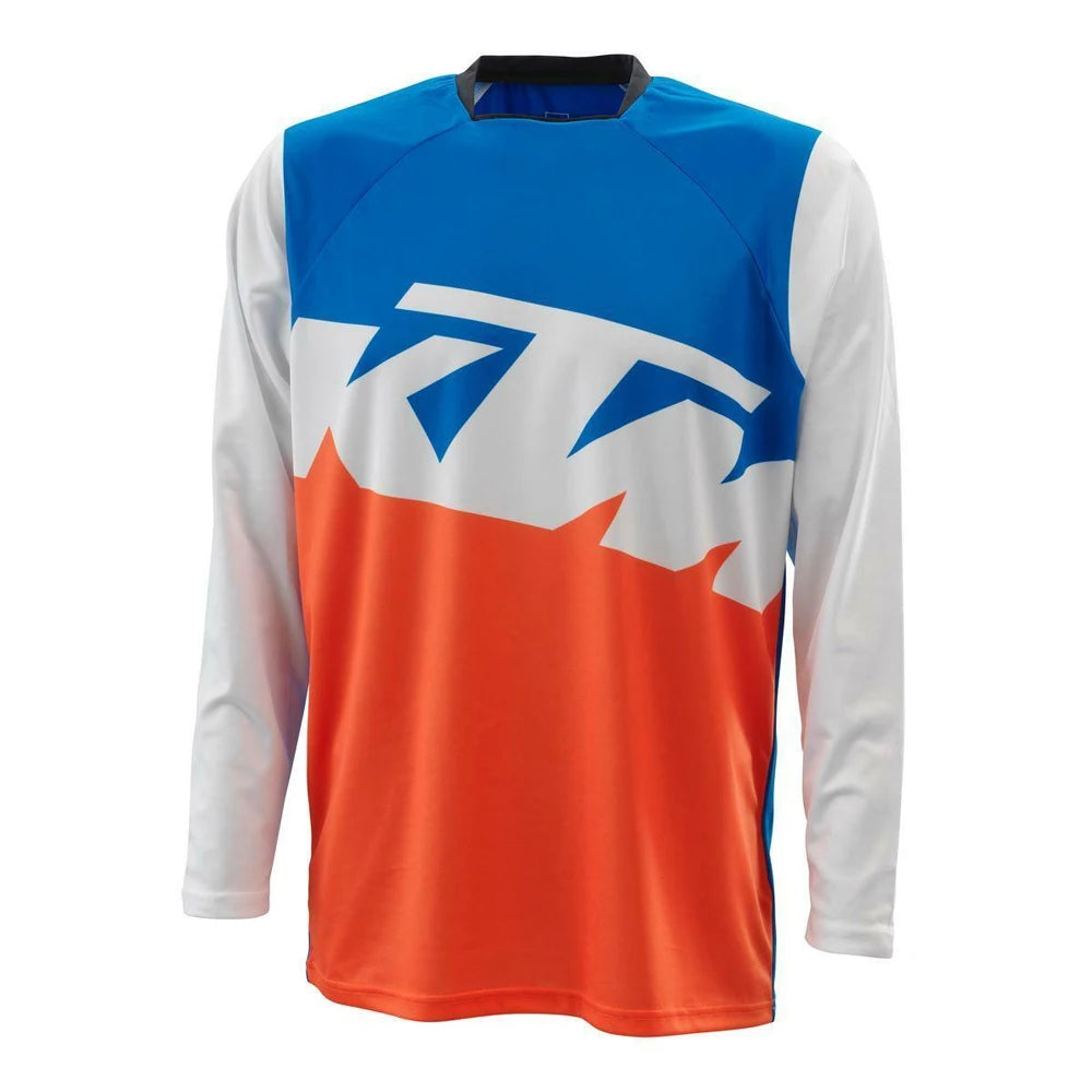 KTM - Cyklistický dres s dlhým rukávom Enduro MTB - priedušný, rýchloschnúci top na zjazd a motokros