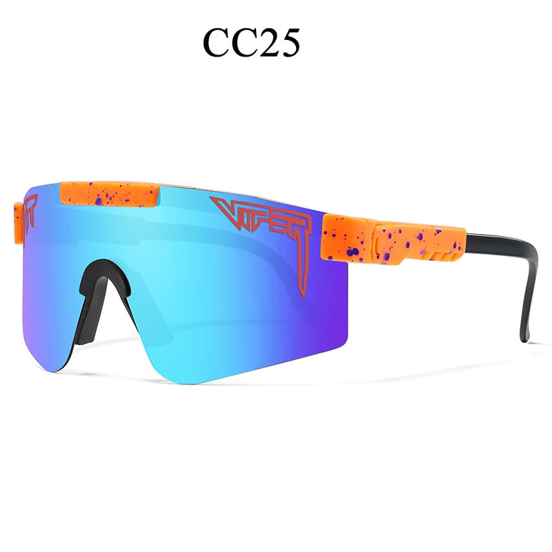 PIT VIPER UV400 sunglasses - men's and women's sports goggles for outdoor use, baseball, softball, MTB, active lifestyle