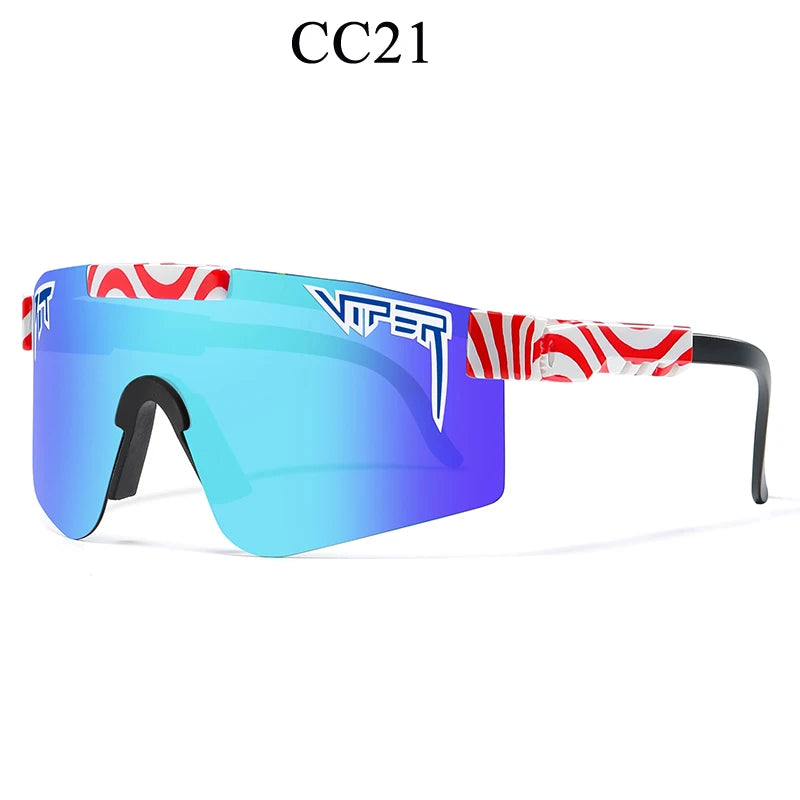 PIT VIPER UV400 sunglasses - men's and women's sports goggles for outdoor use, baseball, softball, MTB, active lifestyle