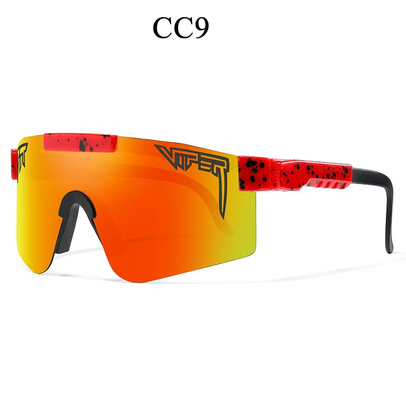 PIT VIPER UV400 sunglasses - men's and women's sports goggles for outdoor use, baseball, softball, MTB, active lifestyle