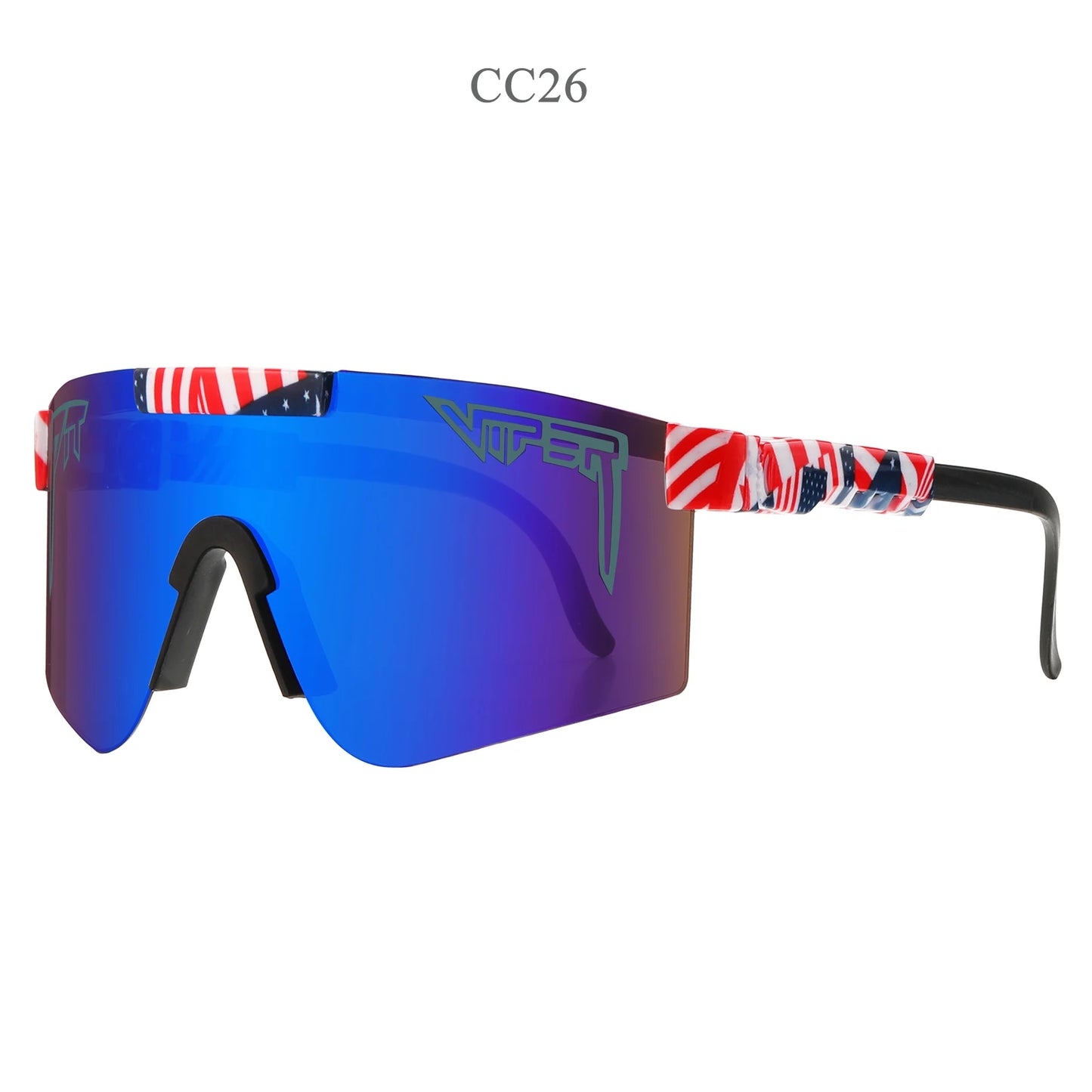 PIT VIPER UV400 sunglasses - men's and women's sports goggles for outdoor use, baseball, softball, MTB, active lifestyle