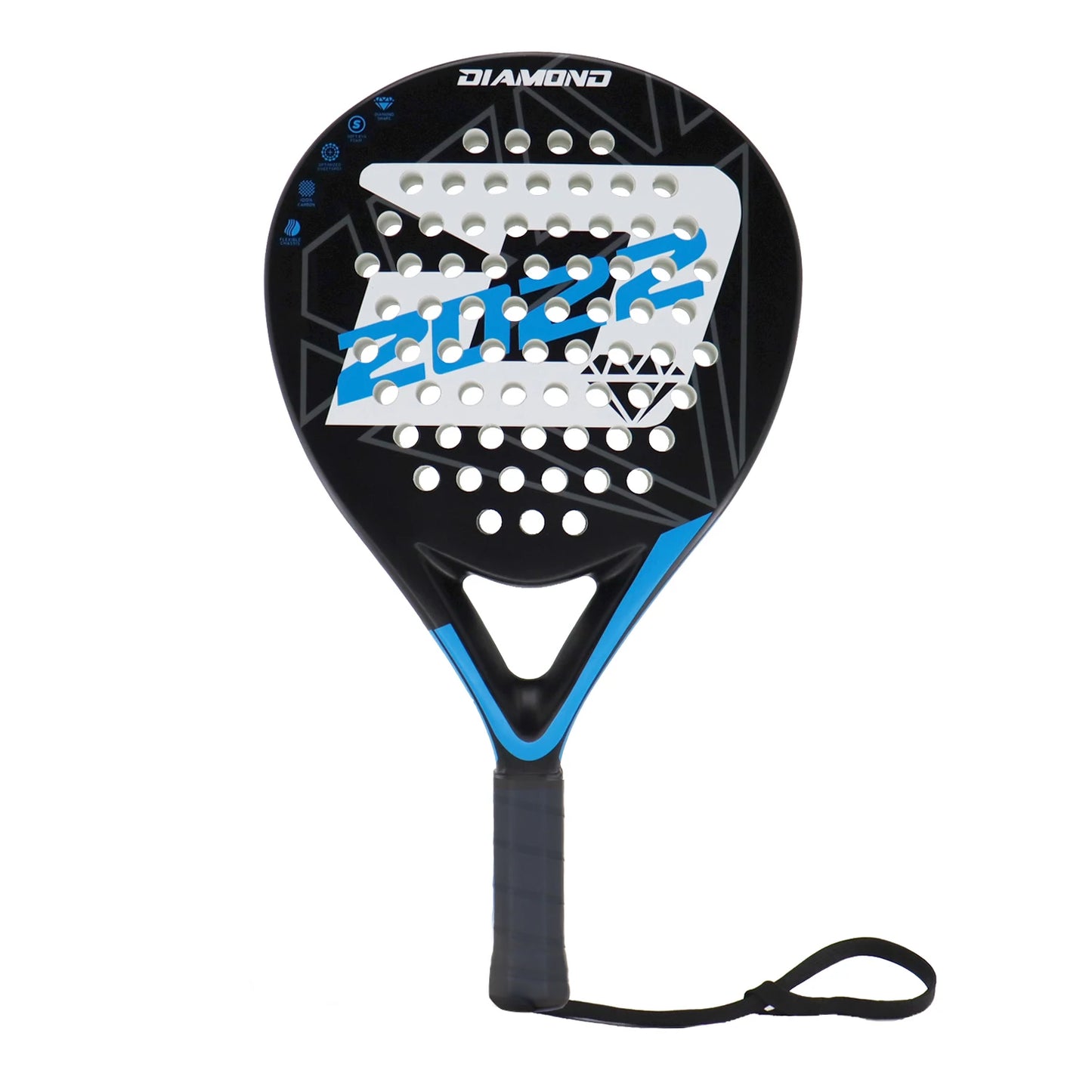 INSUM Padel Ütő – 2022-es Széria, Karbonszálas, Soft EVA, Gyémánt Alak, Haladó Játékosoknak