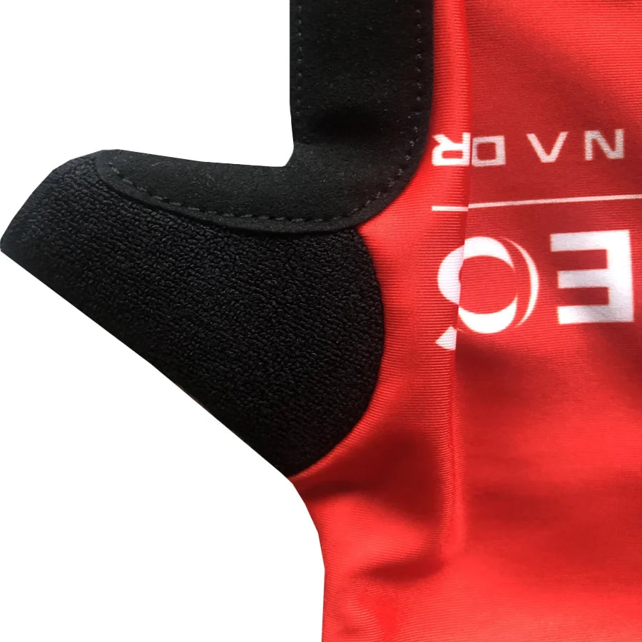 Cyklistické rukavice Red Team s polprstmi – pánske a dámske, priedušné