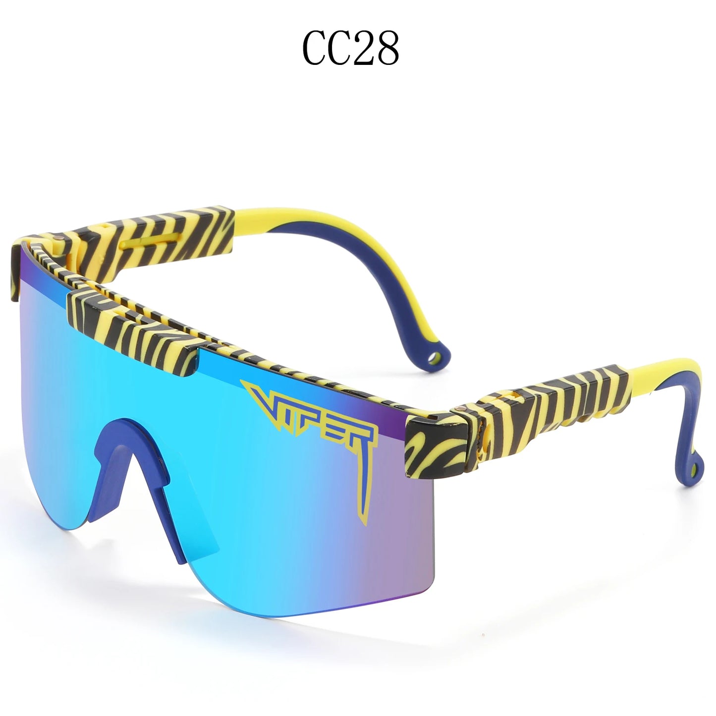 PIT VIPER UV400 sunglasses - men's and women's sports goggles for outdoor use, baseball, softball, MTB, active lifestyle