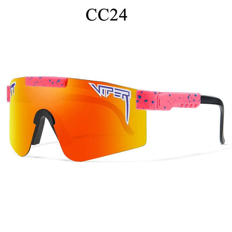 PIT VIPER UV400 sunglasses - men's and women's sports goggles for outdoor use, baseball, softball, MTB, active lifestyle