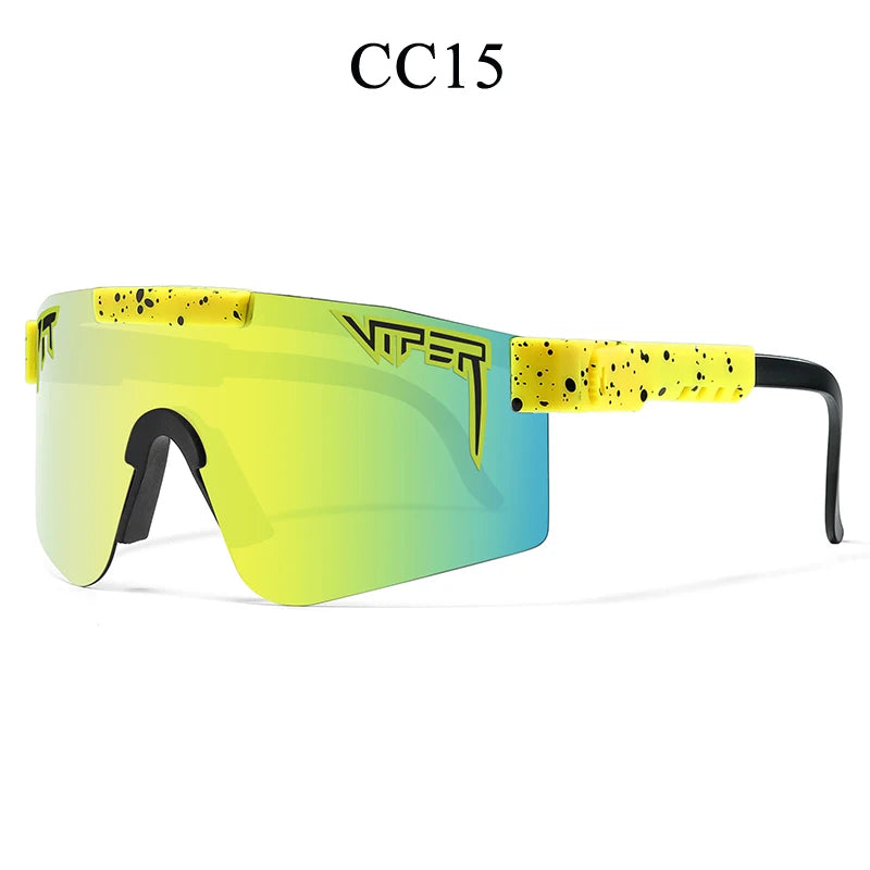 PIT VIPER UV400 sunglasses - men's and women's sports goggles for outdoor use, baseball, softball, MTB, active lifestyle