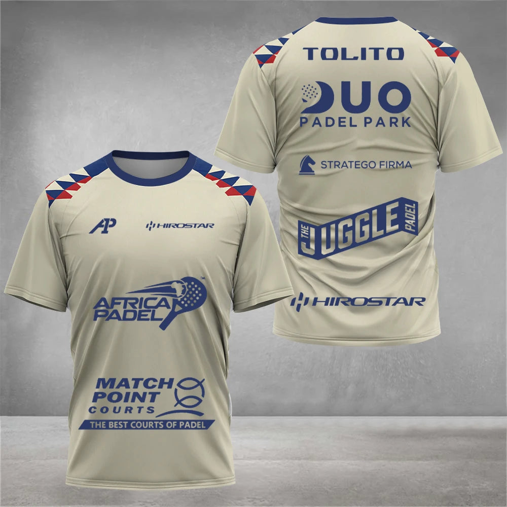 Pánske rýchloschnúce športové tričko - priedušné, voľného strihu, tréningové tričko na tenis, bedminton, horolezectvo, outdoorové športy