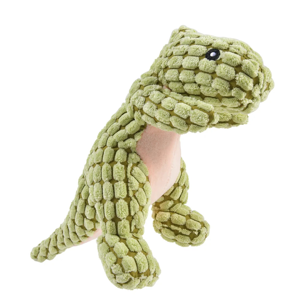 plush dinosaur toy for dogs - interactive chew toy for small dogs