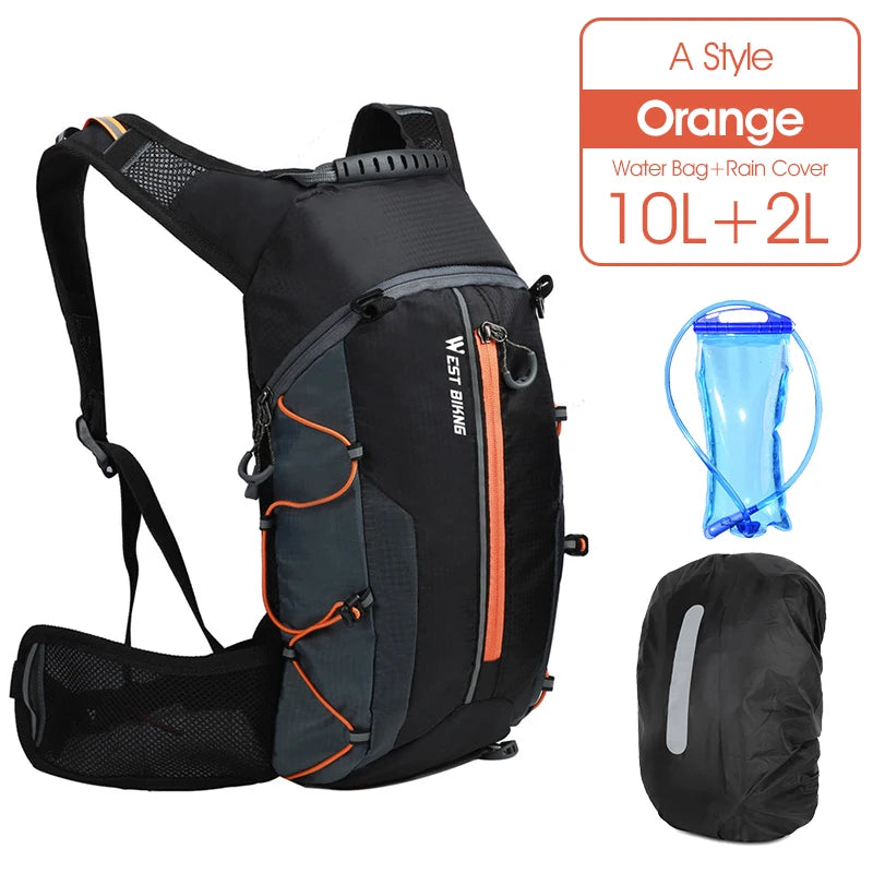 WEST BIKING Cycling Hydration Backpack – 10L/16L Waterproof Sports Bag for Hiking, Running, Cycling