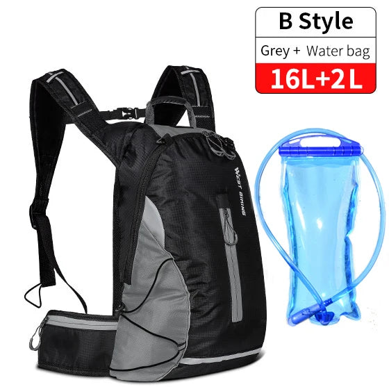 WEST BIKING Cycling Hydration Backpack – 10L/16L Waterproof Sports Bag for Hiking, Running, Cycling