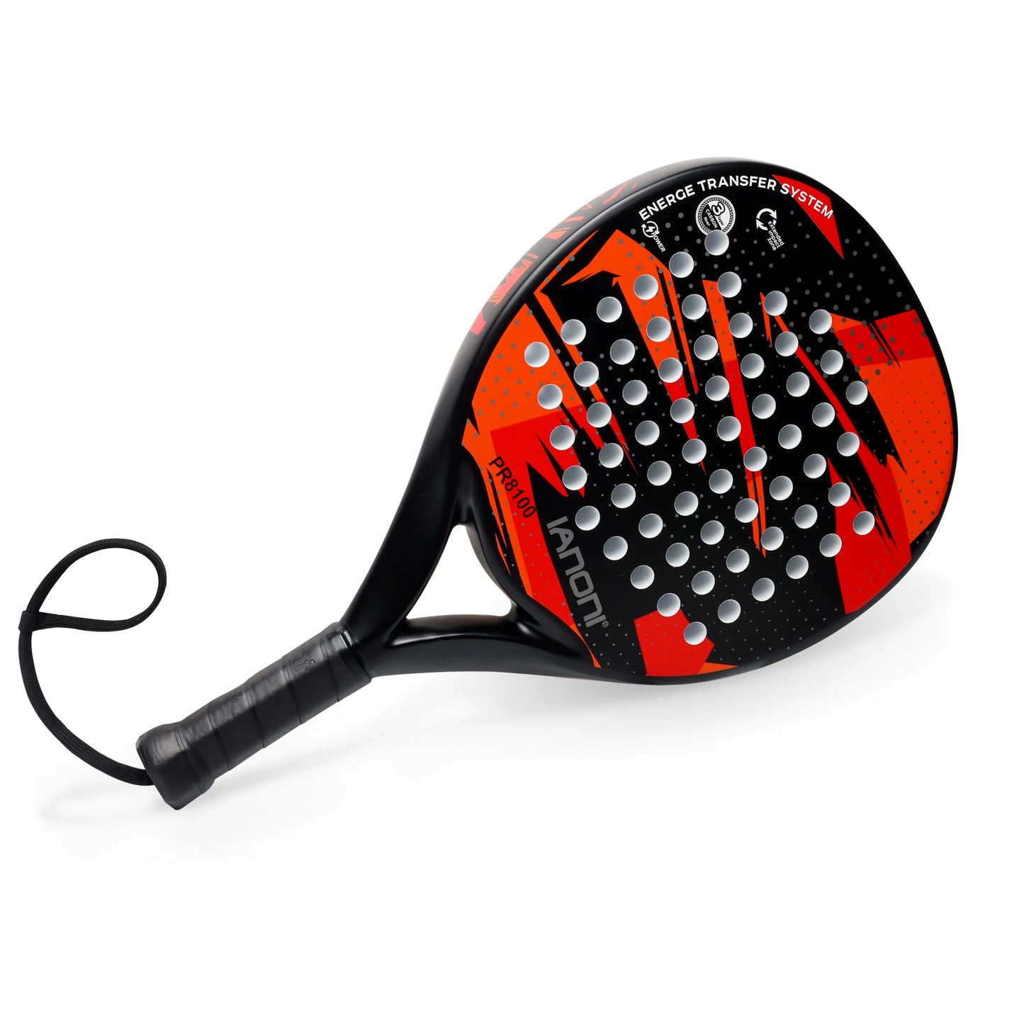 IANONI Padel racket – Carbon fiber surface, EVA memory foam core, lightweight men's racket
