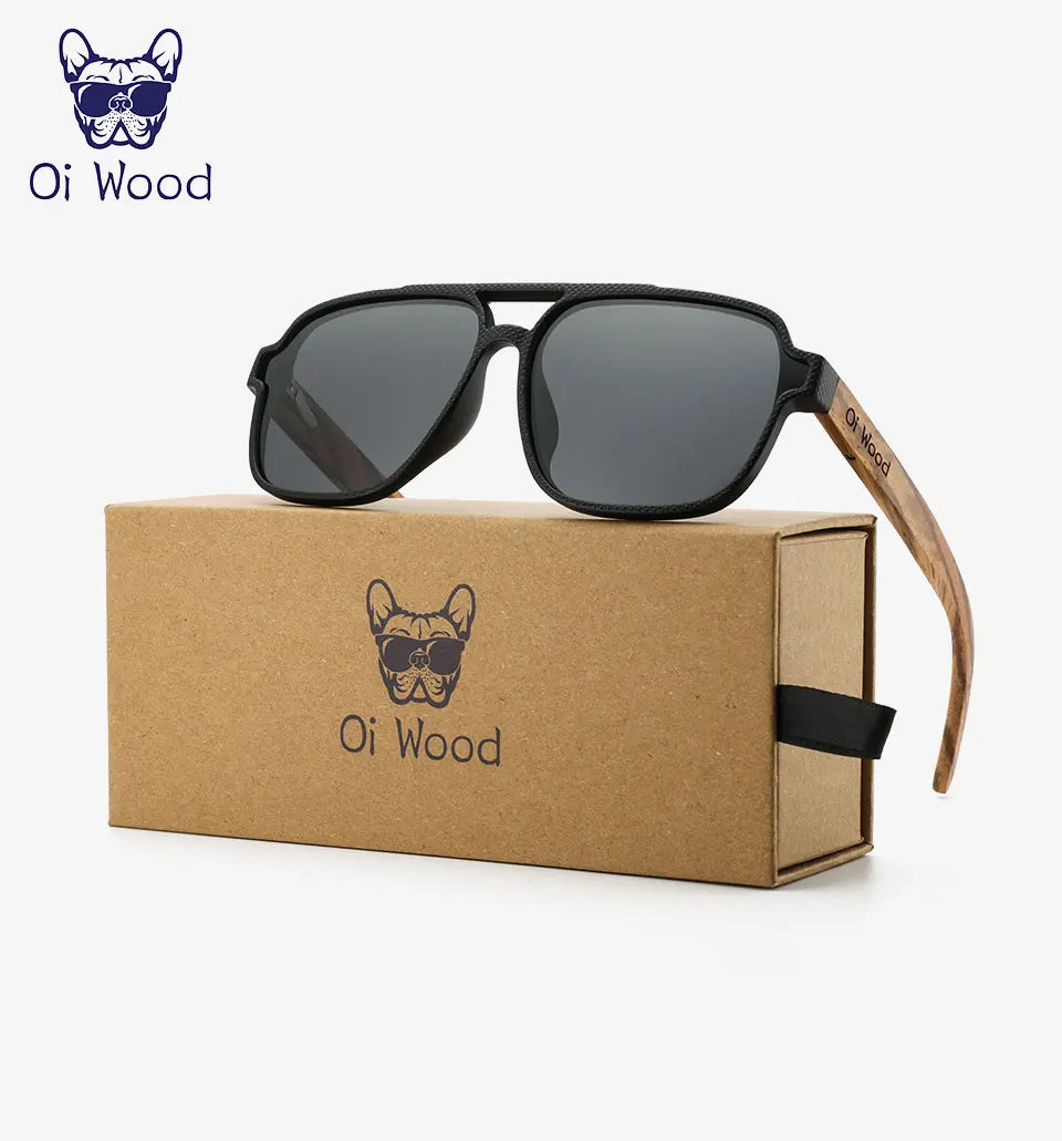 Oi Wood Fa Napszemüveg Polarizált UV400