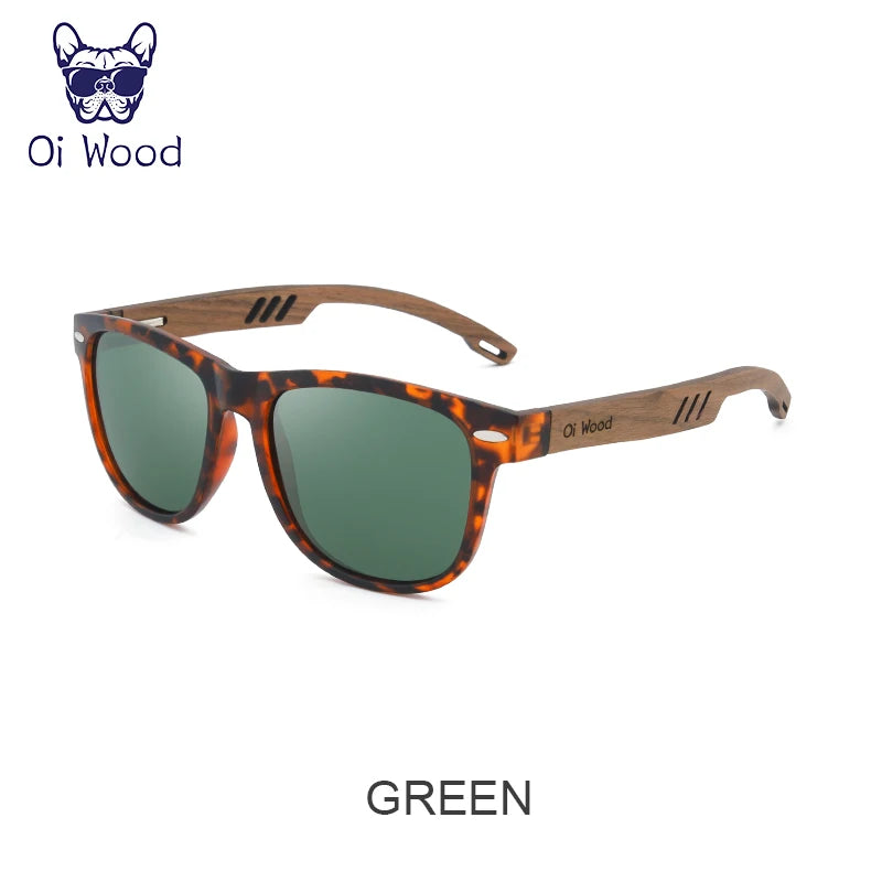 Oi Wood Polarizált Diófa Napszemüveg UV400