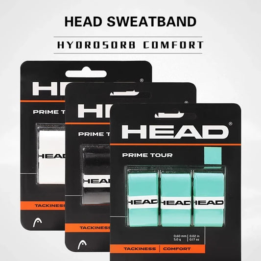 HEAD tapadós markolatszalag – csúszásmentes PU overgrip teniszütőre, horgászbotra, edzőeszközökre (1/12/24/36 db-os kiszerelés)