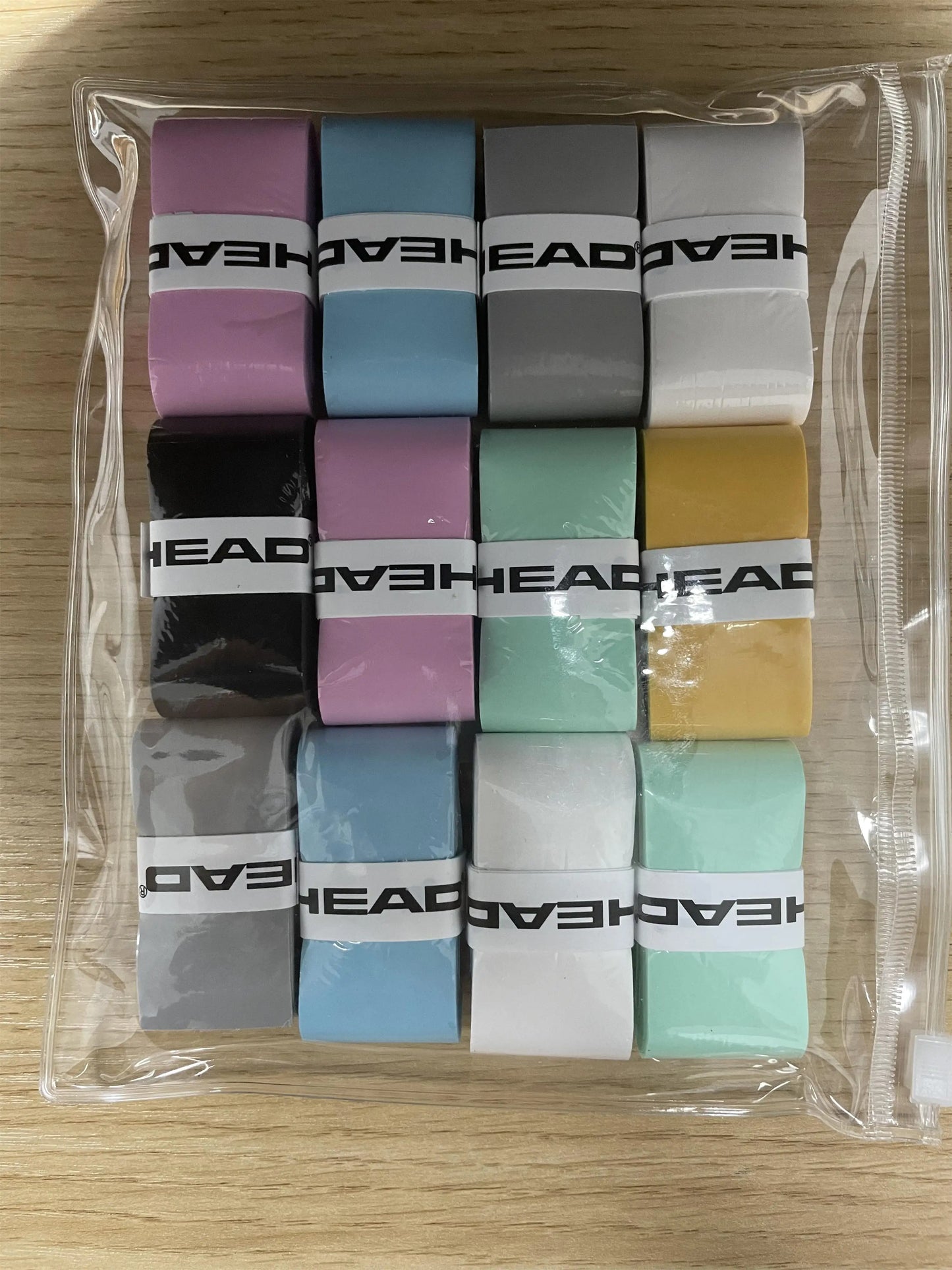 HEAD adhesive grip tape – non-slip PU overgrip for tennis rackets, fishing rods, training equipment (pack of 1/12/24/36 pieces)