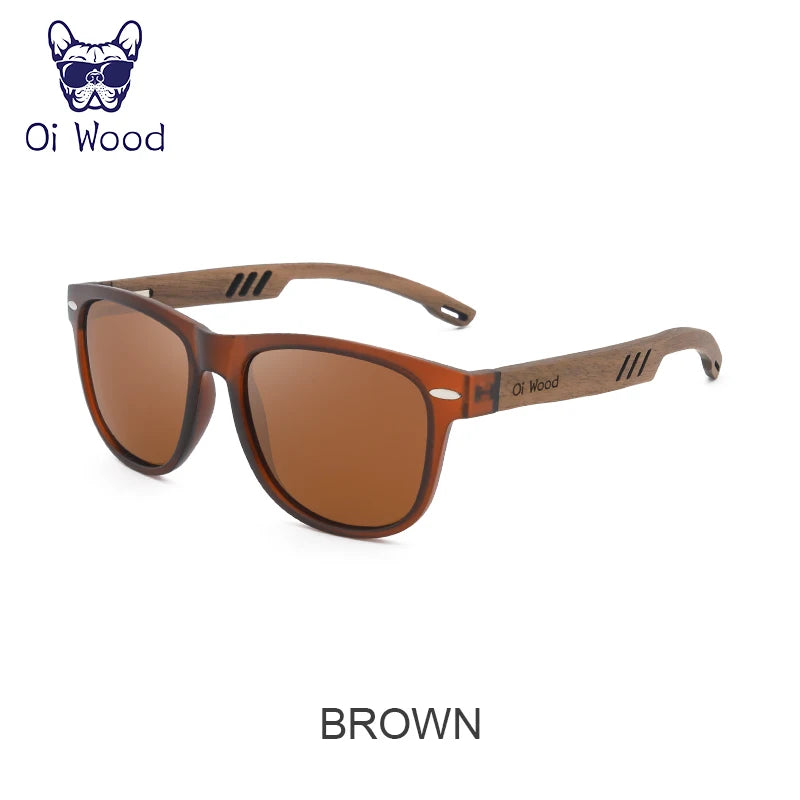 Oi Wood Polarizált Diófa Napszemüveg UV400