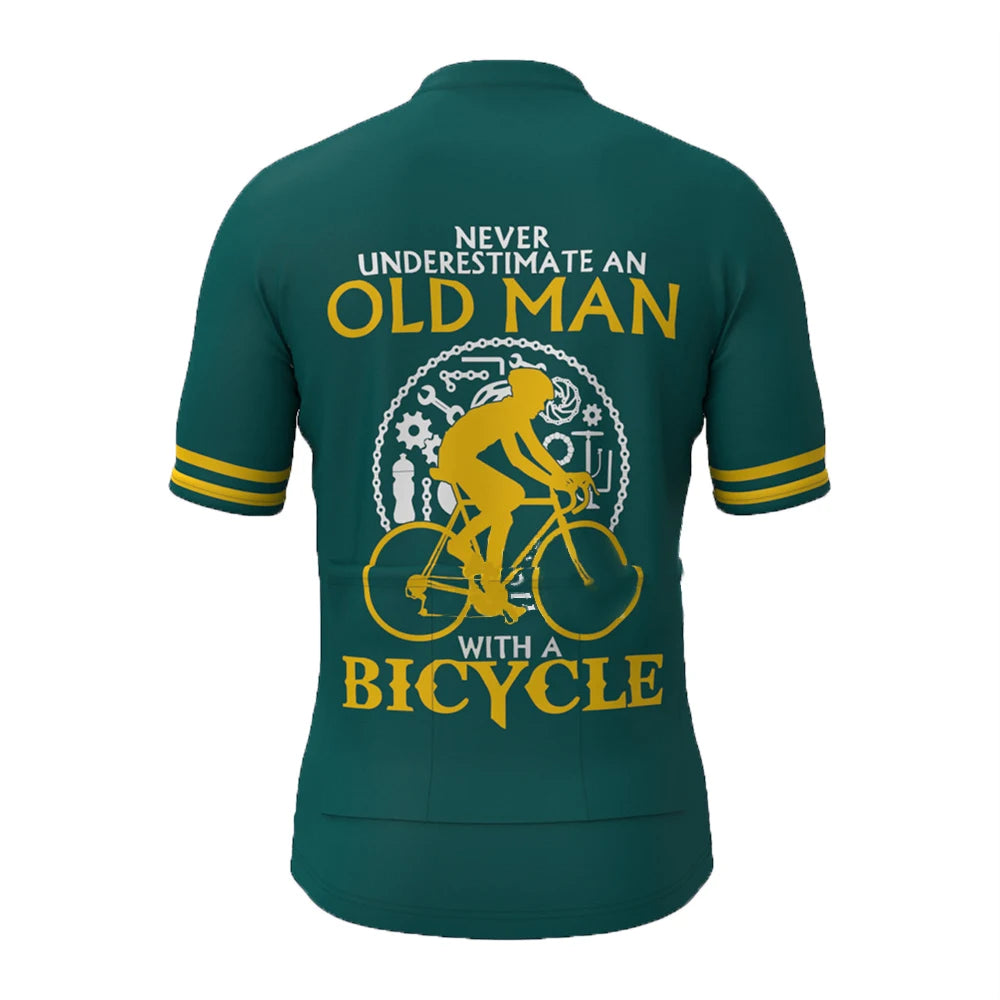 Premium quality team cycling jersey - short-sleeved, breathable, pocketed MTB and road cycling top in unisex design