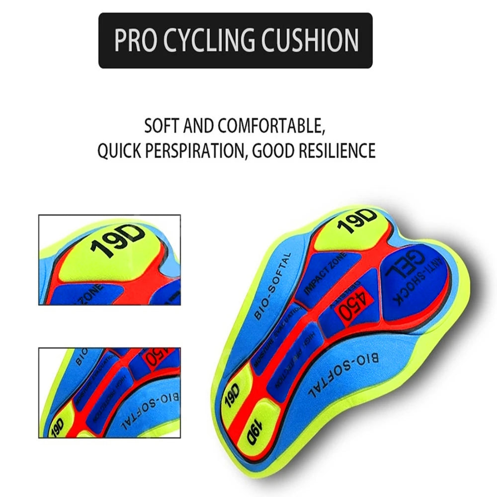 Red Bull men's cycling jersey set - summer, short-sleeved, breathable road and MTB cycling clothing, with GEL inserts