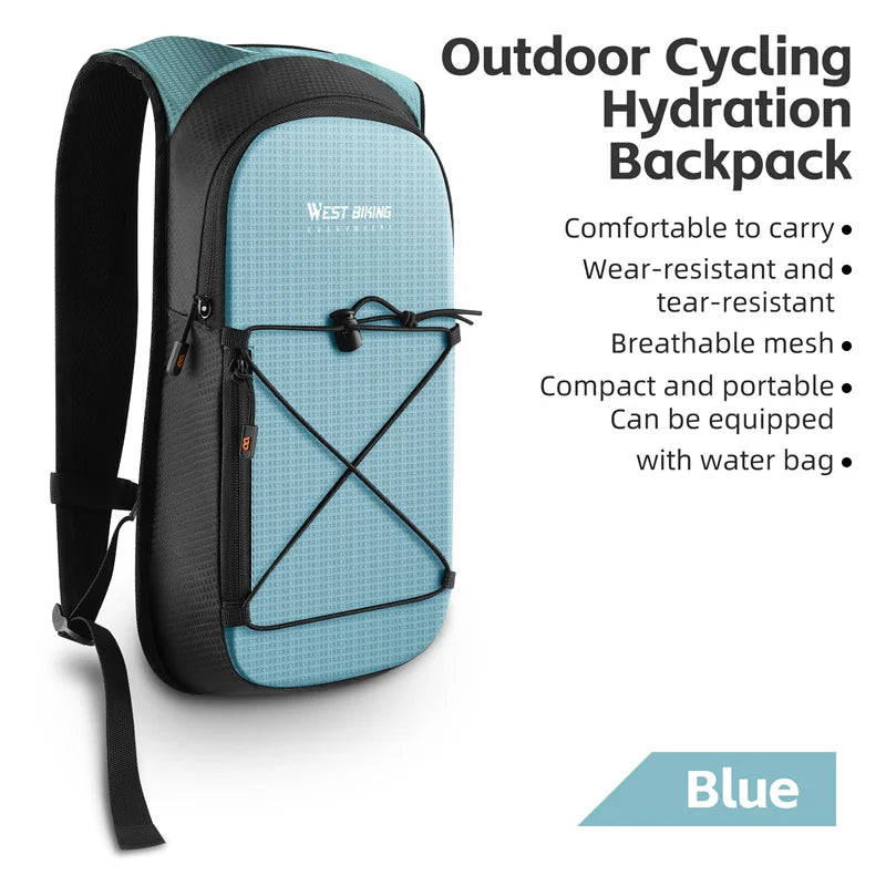 WEST BIKING Cycling Hydration Backpack – 10L/16L Waterproof Sports Bag for Hiking, Running, Cycling