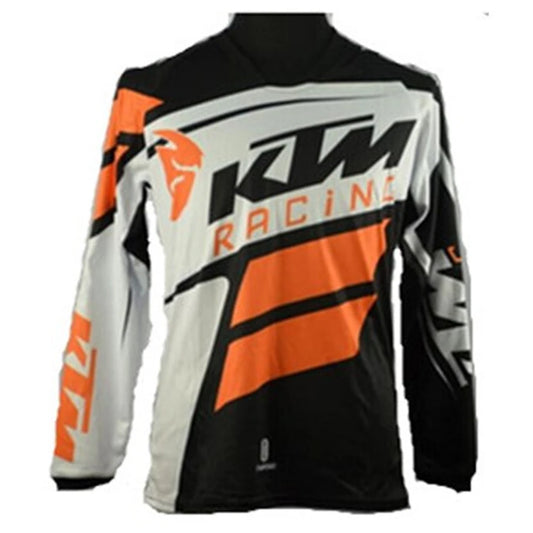 KTM - Enduro MTB hosszú ujjú kerékpáros mez – légáteresztő, gyorsan száradó downhill és motocross felső
