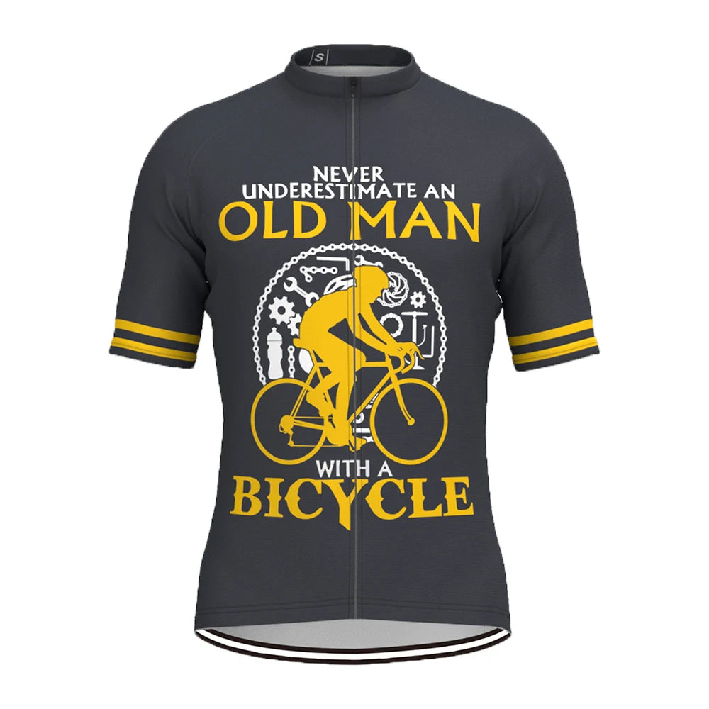 Premium quality team cycling jersey - short-sleeved, breathable, pocketed MTB and road cycling top in unisex design