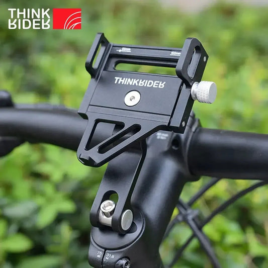 ThinkRider MTB Telefontartó – 270°-ban Forgatható, Alumíniumból Készült, Állítható Biciklis Telefontartó