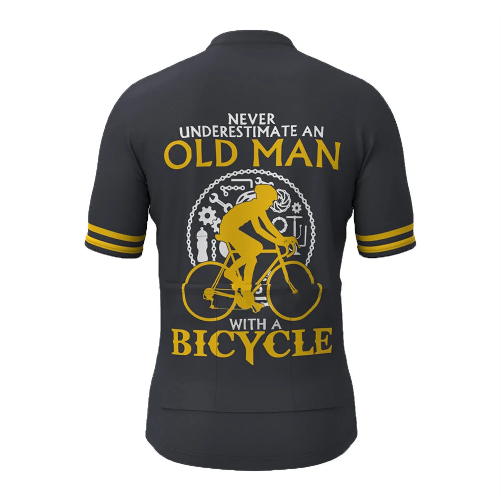 Premium quality team cycling jersey - short-sleeved, breathable, pocketed MTB and road cycling top in unisex design
