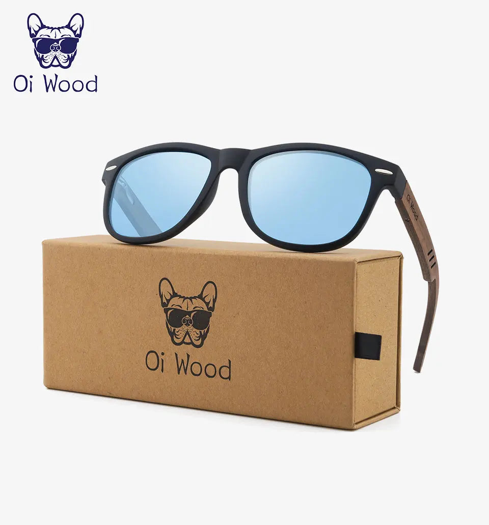 Oi Wood Polarizált Diófa Napszemüveg UV400